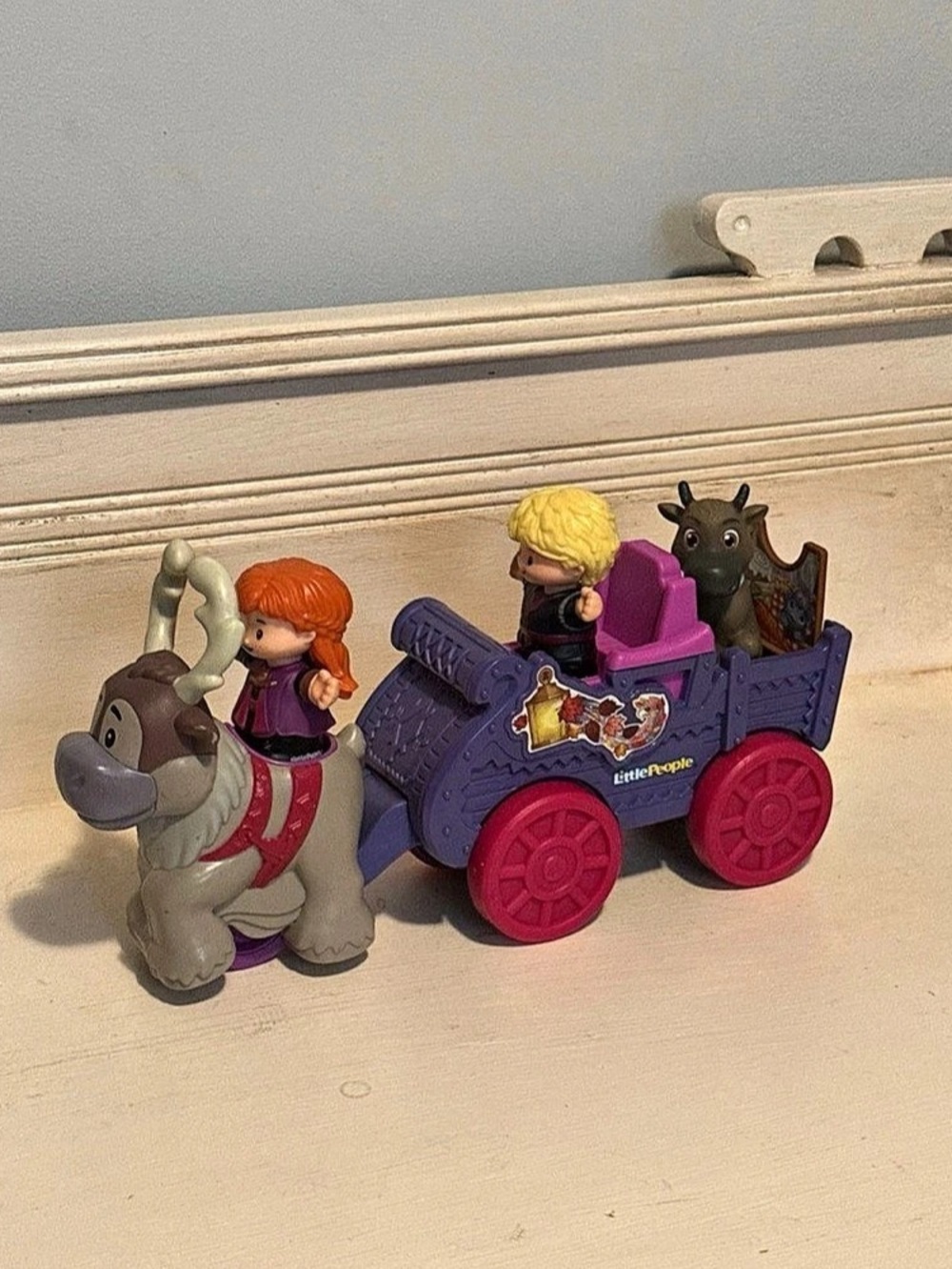Fisher-Price Little People Disney Frozen Kristoff's Sleigh Toy Anna